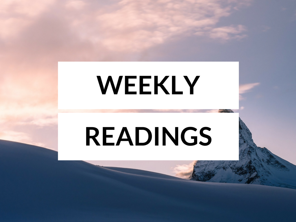 Readings for the Week of 1-31-2016