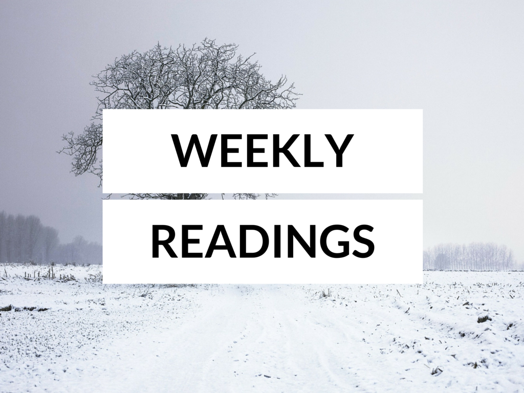 Readings for the Week of 2-14-2016