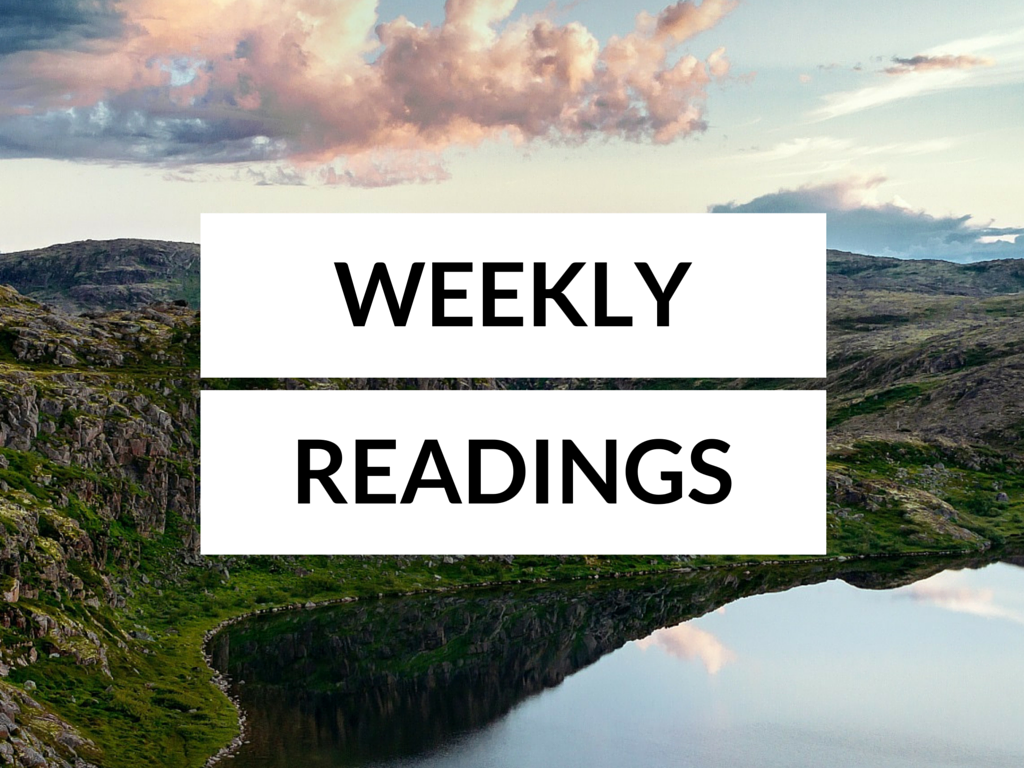 Readings for the Week of 3-6-2016