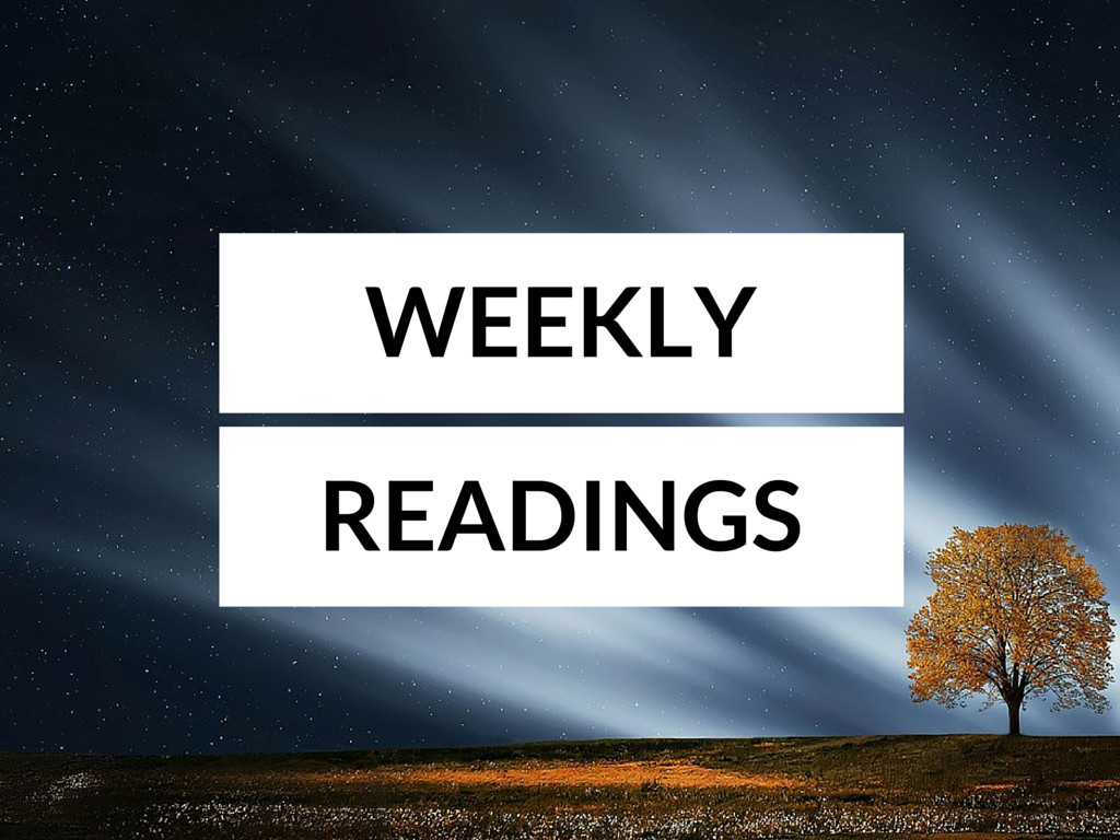 Readings for the Week of 4-30-2016