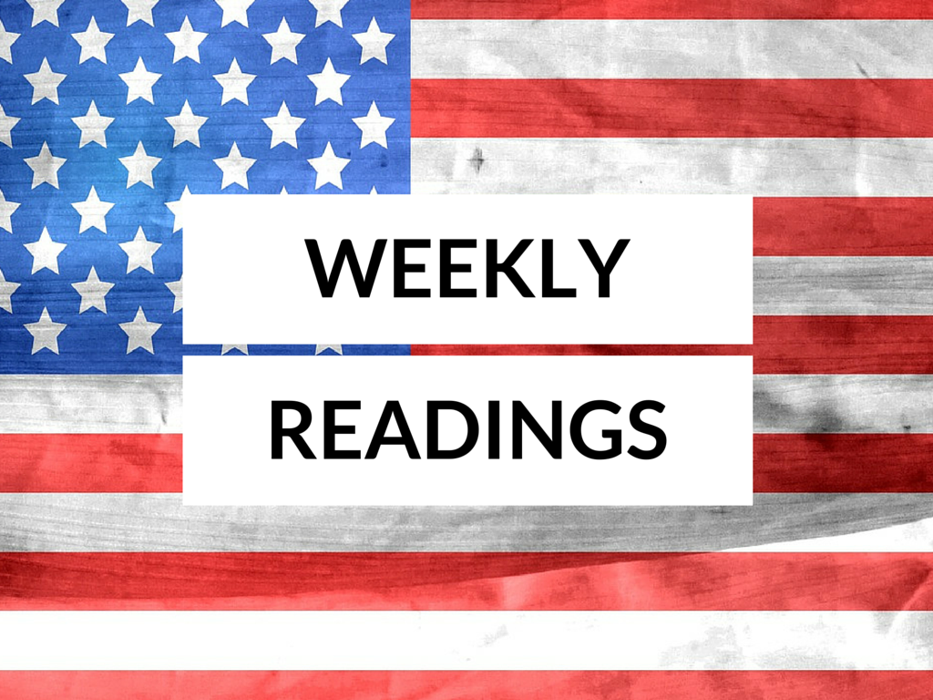 Readings for the Week of 5-29-2016
