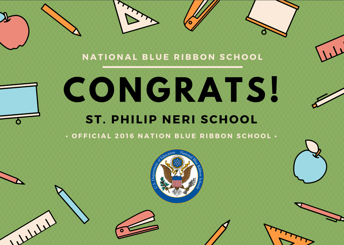St Philip Neri School Named One of Best in Nation!
