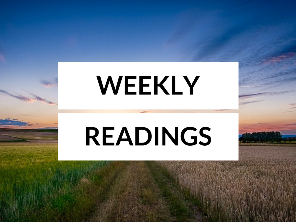 Reading for the Week of 6-18-17