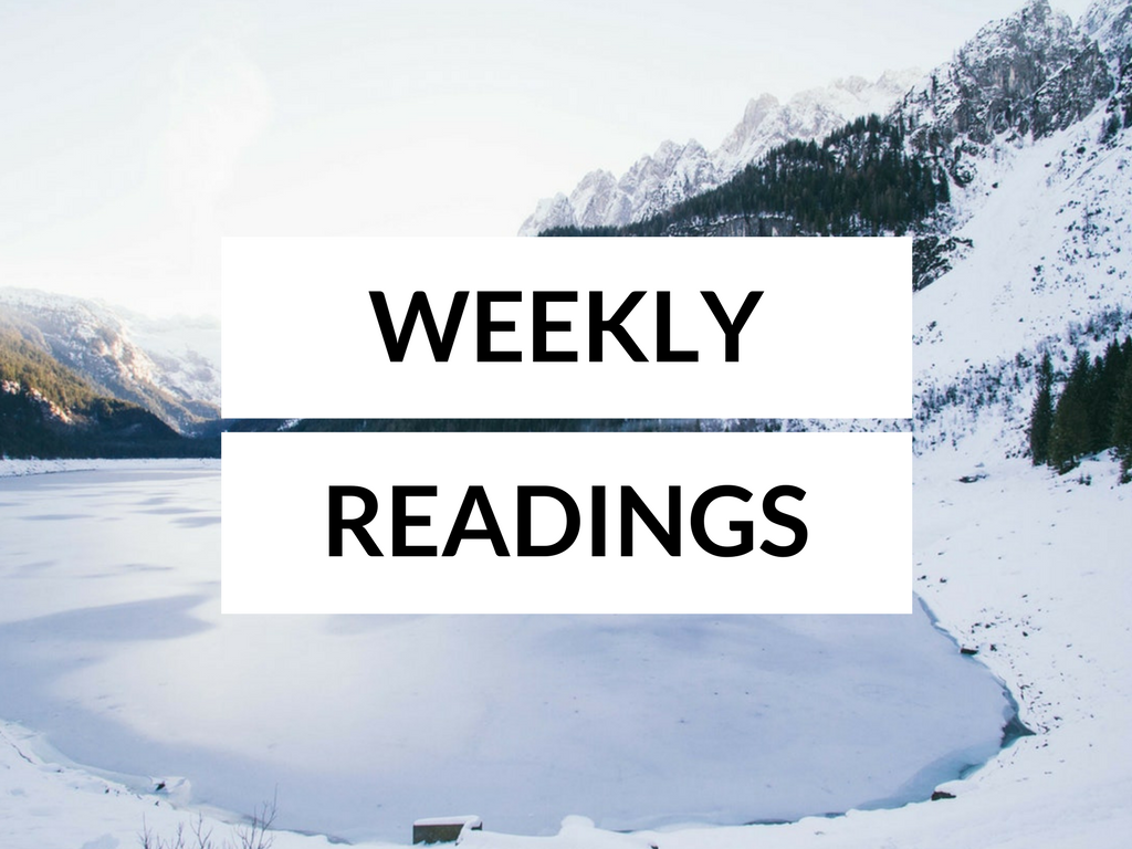 Readings for the Week of 1-14-18