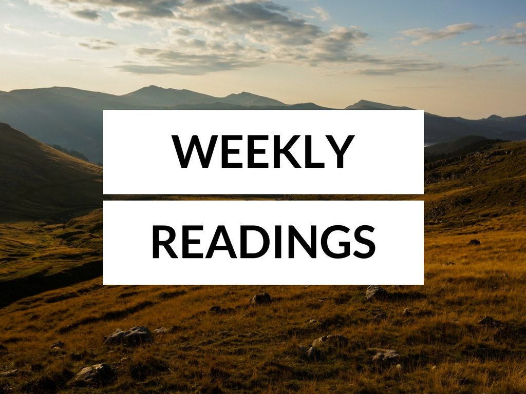 Readings for the Week of 3-18-2018