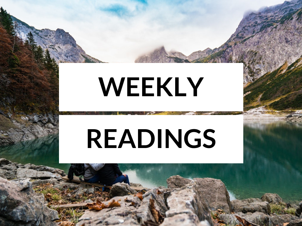 Readings for the week of 9-16-2018