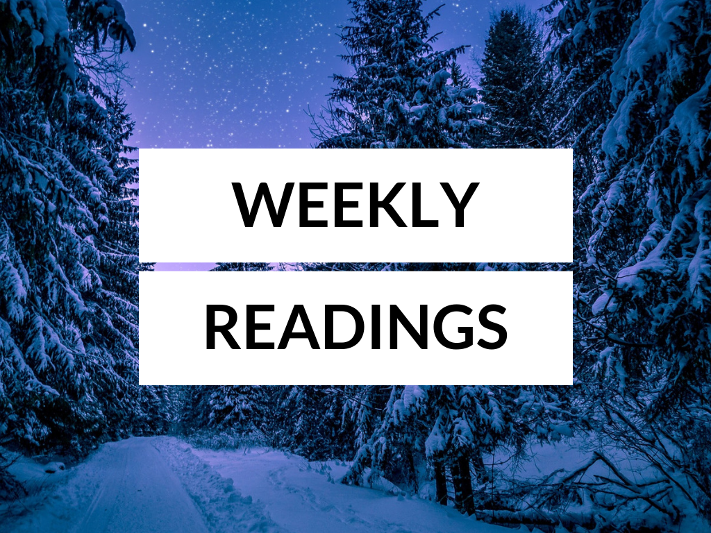 Readings for the Week of 01-20-19