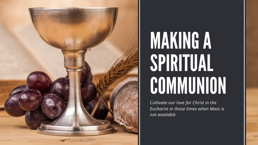 Making a Spiritual Communion