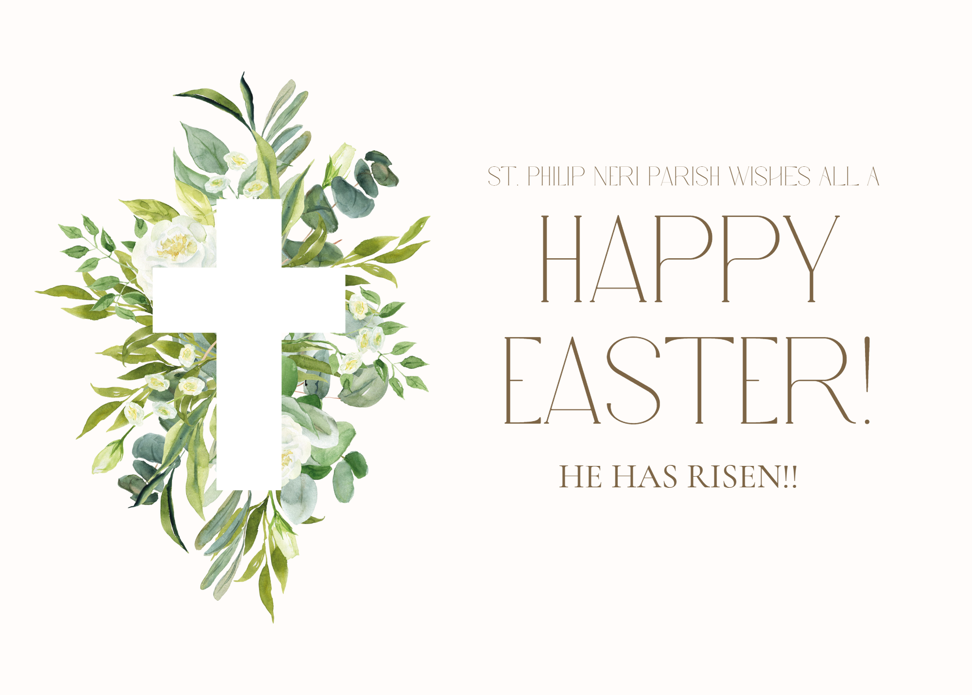 Happy Easter from St. Philip Neri Parish