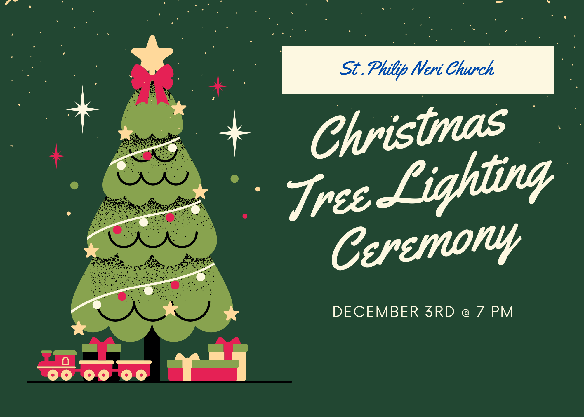 Annual Parish Christmas Tree Lighting Ceremony - [12/3] 🎄