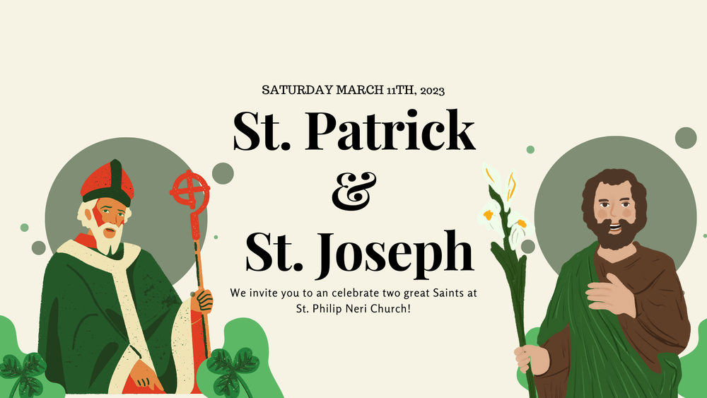 St. Patrick & St. Joseph Day Celebration - [3-11-2023]